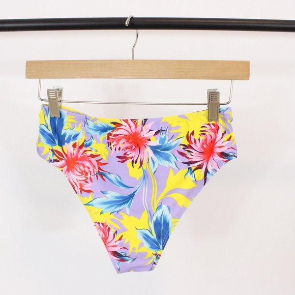 *SHEIN Floral Purple Bikini Bottom - Picture 4 of 4